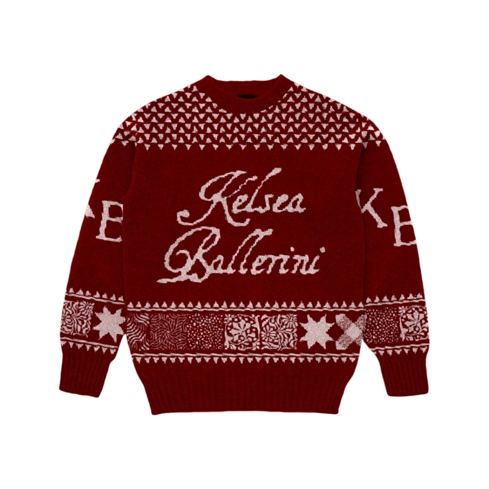 Red Crew Neck Sweater
